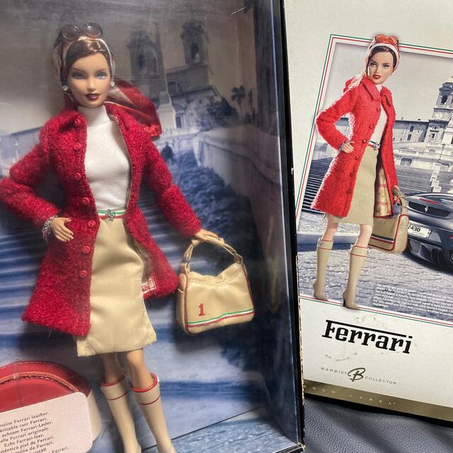 Barbie(バービー)のプレミアムBarbie(Ferrari)週末価格！！ キッズ/ベビー/マタニティのおもちゃ(ぬいぐるみ/人形)の商品写真