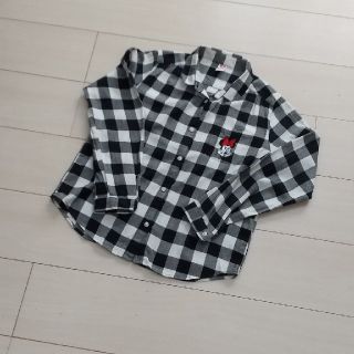 ユニクロ(UNIQLO)のユニクロ☆チェックシャツ ☆ミニー 150(ブラウス)