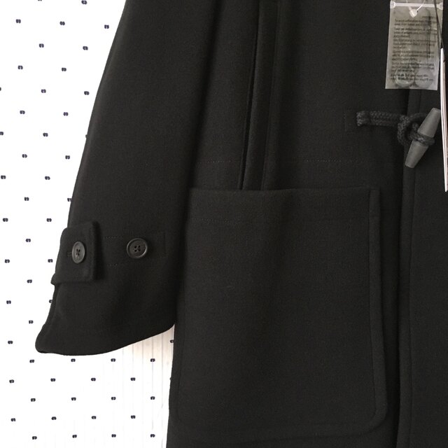 Jil Sander(ジルサンダー)の+J ジルサンダーウールオーバーサイズダッフルコートUNIQLO black M メンズのジャケット/アウター(ダッフルコート)の商品写真