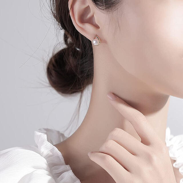 買い保障できる お値下げ♩アガット 雫ピアス クォーツ 超美品