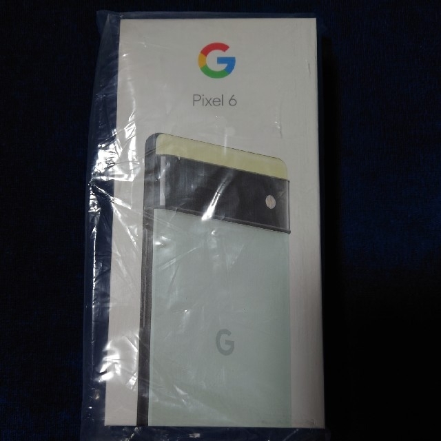 Google Pixel(グーグルピクセル)の新品未使用　Google Pixel6 256GB Sorta Seafoam  スマホ/家電/カメラのスマートフォン/携帯電話(スマートフォン本体)の商品写真