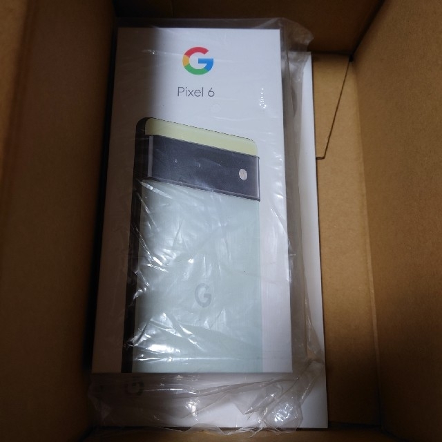 新品未使用　Google Pixel6 256GB Sorta Seafoam