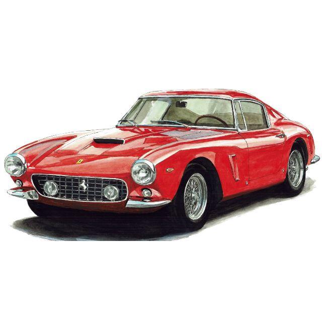 GC-422 Ferrari250GT/F40限定版画サイン額装済作家平右ヱ門 2