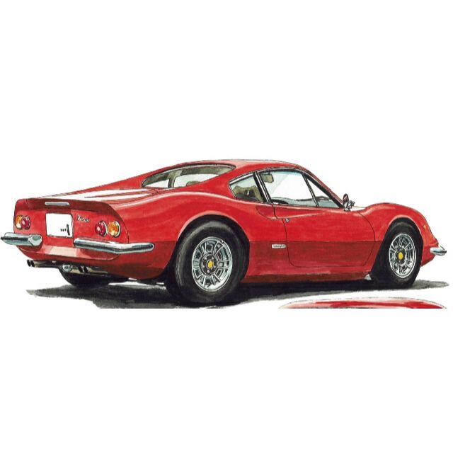 GC-425 Ferrari250GT/ディーノ限定版画サイン額装済作家平右ヱ門 2