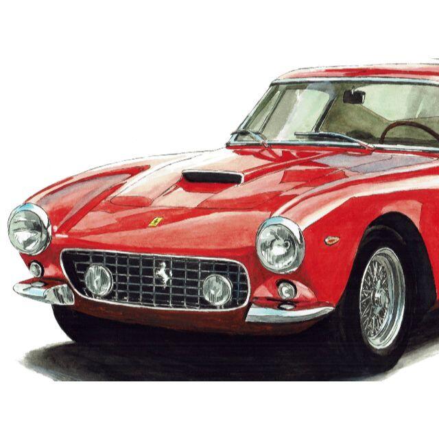 GC-425 Ferrari250GT/ディーノ限定版画サイン額装済作家平右ヱ門