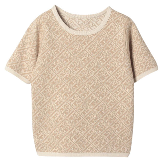 eimy istoire(エイミーイストワール)のES spring monogram リバーシブルニットセット(BEIGE) レディースのレディース その他(セット/コーデ)の商品写真