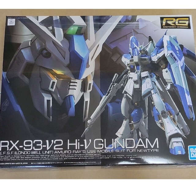 BANDAI(バンダイ)のRG Hi-νガンダム　新品未開封 エンタメ/ホビーのおもちゃ/ぬいぐるみ(プラモデル)の商品写真