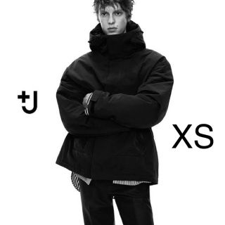 ユニクロ(UNIQLO)のユニクロ＋j ハイブリッドダウンオーバーサイズパーカ　XS(ダウンジャケット)