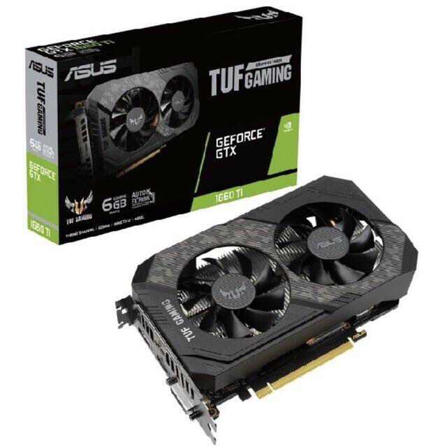 PC周辺機器【新品】ASUS TUF-GTX1660TI-6G-EVO-GAMING