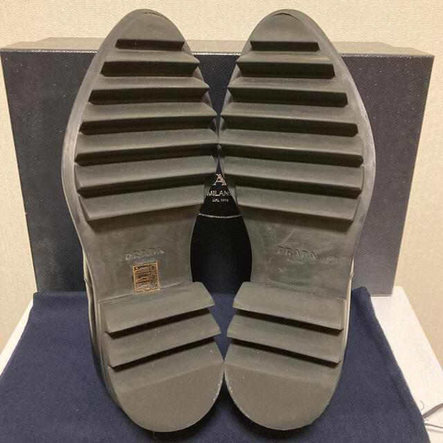 PRADA(プラダ)の【美品】PRADA 17aw シャークソール ウィングチップ サイズ6 メンズの靴/シューズ(ドレス/ビジネス)の商品写真