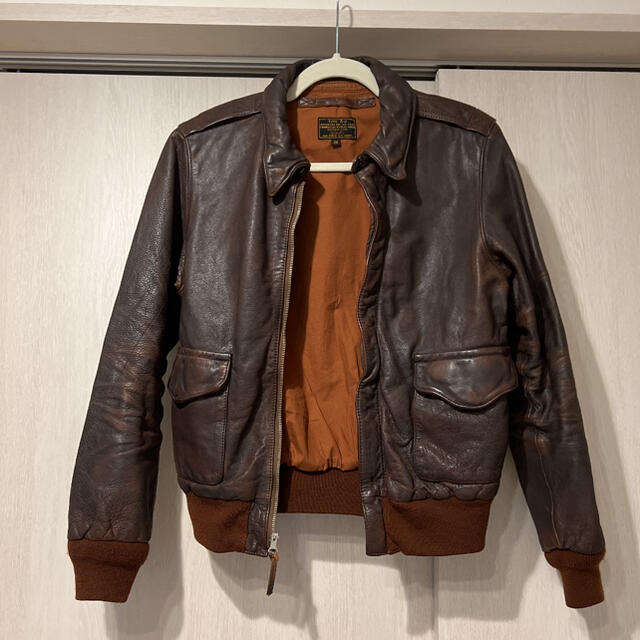 美品 AVIREX アヴィレックス メンズ レザージャケット - レザージャケット