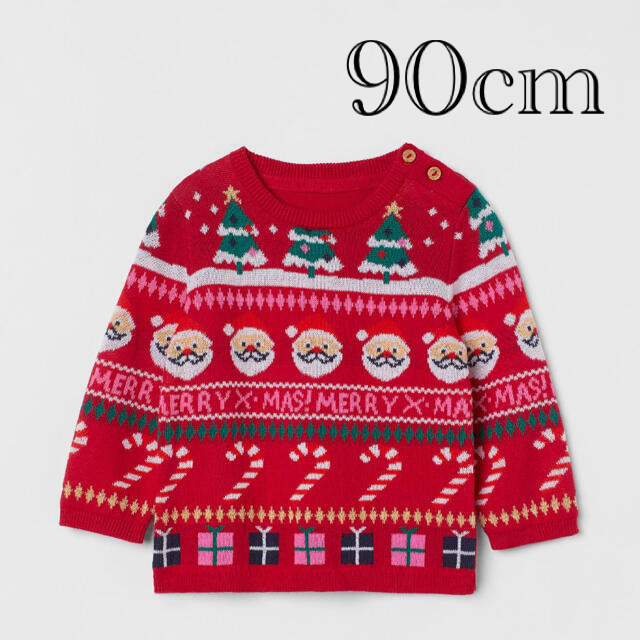 H&M - H&M 新作 クリスマス セーター ベビーの通販 by hachiko｜エイチ ...