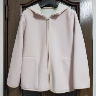 クレージュ(Courreges)の♡Courreges♡ ソルベピンク 中綿入り ボアコート《ヴィンテージ》激レア(その他)