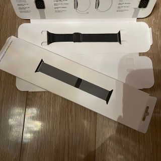 アップルウォッチ(Apple Watch)のミラネーゼループ純正４０MM(その他)