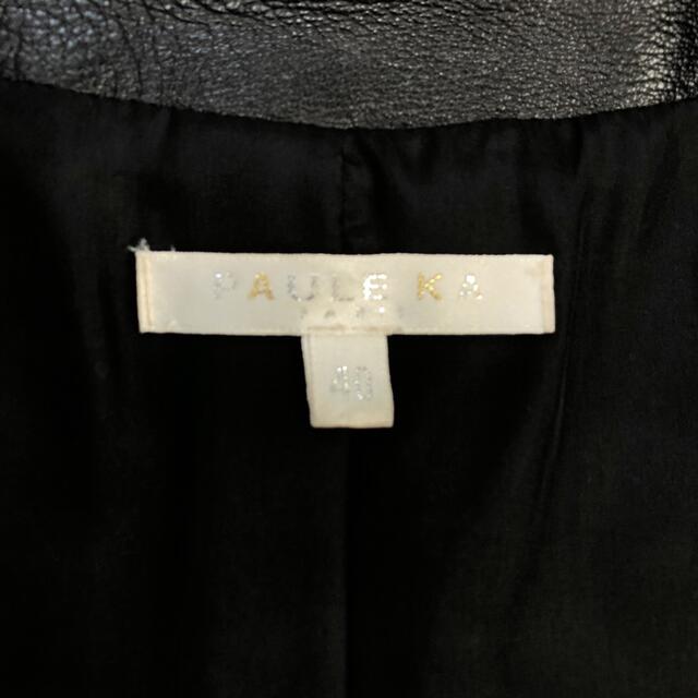 PAULE KA(ポールカ)のPAULE KA/ラムレザー/ブラック/フランス製/山羊革/４０ メンズのジャケット/アウター(レザージャケット)の商品写真
