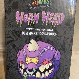 アトモス(atmos)のMADBALLS HORN HEAD BE@RBRICK 100%&400%(その他)