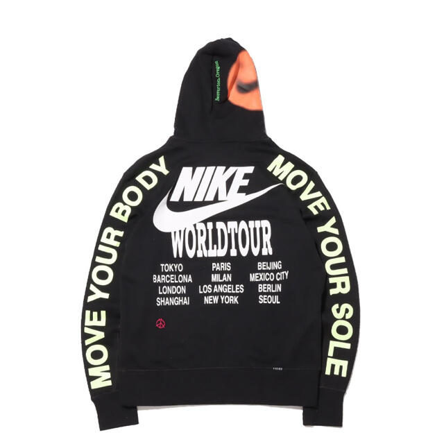 NIKE foodie WORLD tour XL パーカー