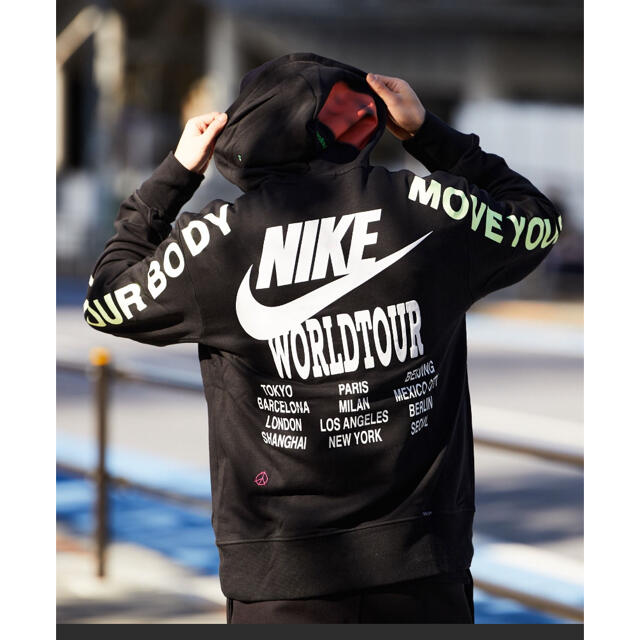 NIKE foodie WORLD tour XL パーカー 1