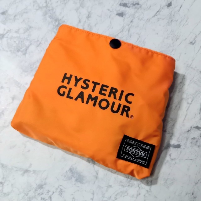 HYSTERIC GLAMOUR(ヒステリックグラマー)の●1度だけ値下げ●HYSTERIC GLAMOUR × PORTER パッカブル メンズのバッグ(その他)の商品写真