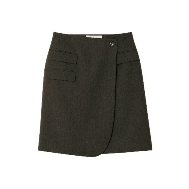 Le ciel blue Tailored Short Skirt