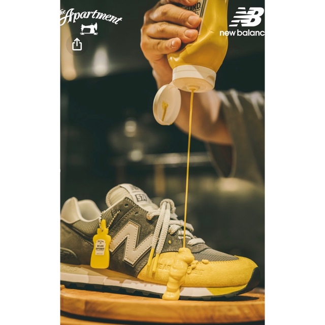 New Balance(ニューバランス)のTHE APARTMENT NEWBALANCE ML574AP2 国内正規品 メンズの靴/シューズ(スニーカー)の商品写真