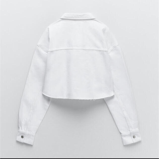ZARA - ZARA 新品タグ付 クロップドデニムシャツ ジャケット ZARA - ZARA 新品タグ付 クロップドデニムシャツ ジャケット