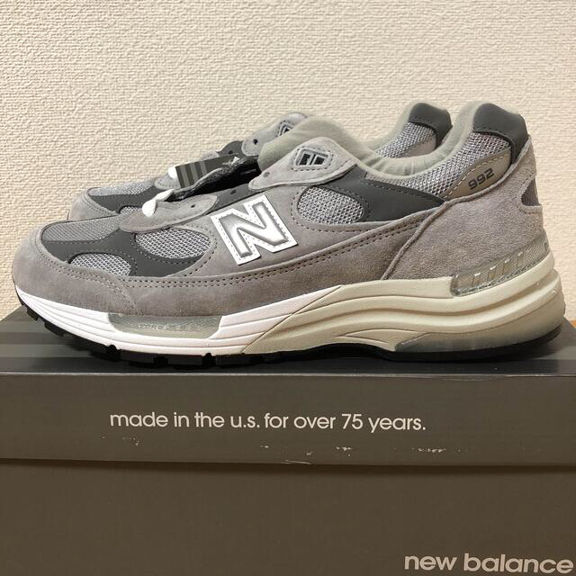 NEW BALANCE ニューバランス992 M992GR 27.5cm