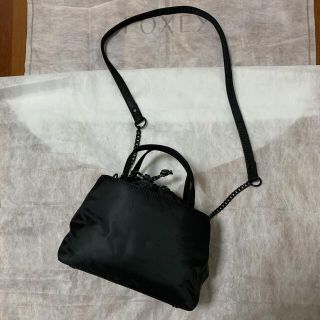 ザラ(ZARA)のZARA 新品　ナイロンミニシティバッグ　バケットバッグ　巾着　ショルダーバッグ(ショルダーバッグ)