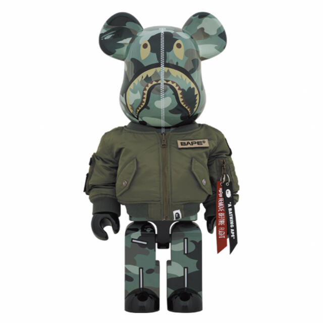 MEDICOM TOY(メディコムトイ)のBAPE ALPHA BE@RBRICK 1000% ハンドメイドのおもちゃ(フィギュア)の商品写真