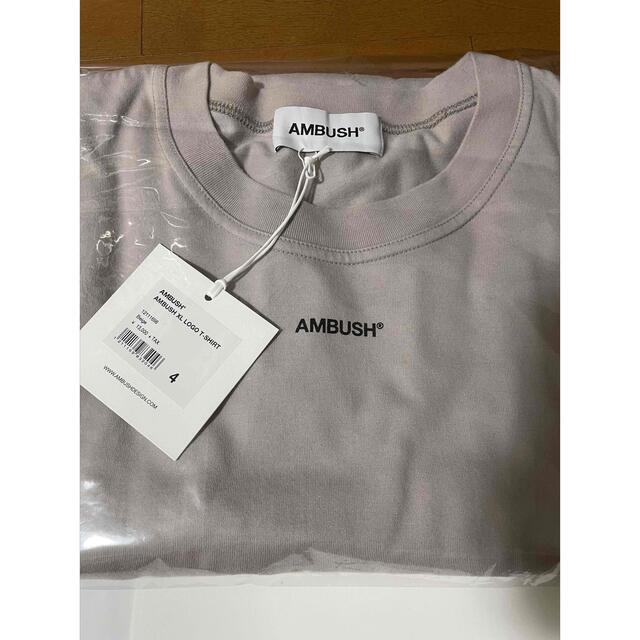 新品 希少 サイズ4 AMBUSH XL LOGO T-SHIRT