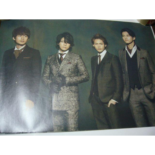 入手困難品 B2大 ポスター　ジャニーズ kat-tun 4人メンバー　A