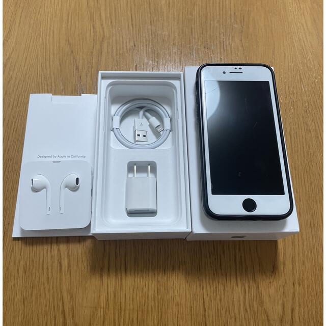 美品 iPhone SE2 256GB ホワイトSIMフリー版スマートフォン/携帯電話