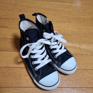 コンバース(CONVERSE)のCONVERSEハイカット19cm黒(スニーカー)