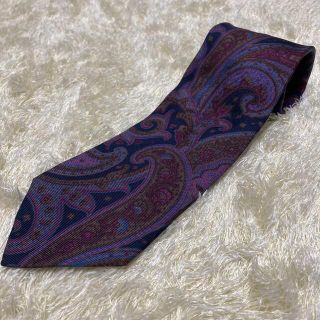 エトロ(ETRO)の美品★エトロ　ペイズリー柄　パープル　ビジネス(ネクタイ)