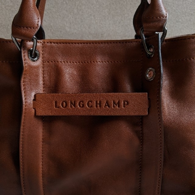 LONGCHAMP 3D ブラウン 2WAY