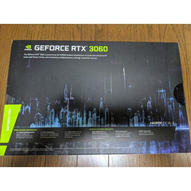 新品 NVIDIA GeForce GG-RTX3060-E12GB/OC/DF スマホ/家電/カメラのPC/タブレット(PCパーツ)の商品写真