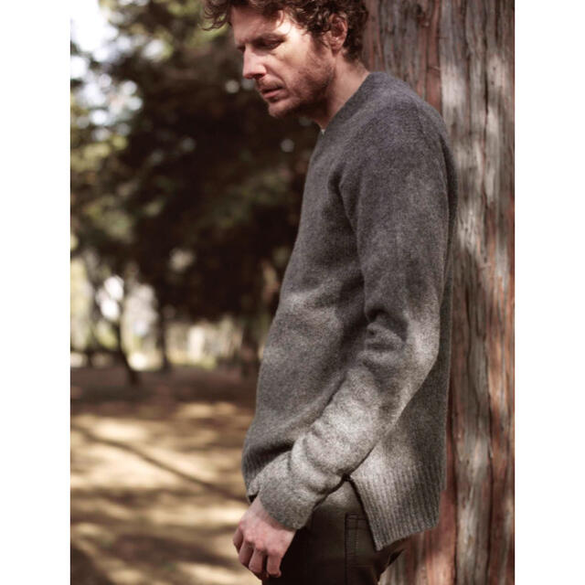 COMOLI(コモリ)のwalenode Low Light Silk Cashmere Sweater メンズのトップス(ニット/セーター)の商品写真