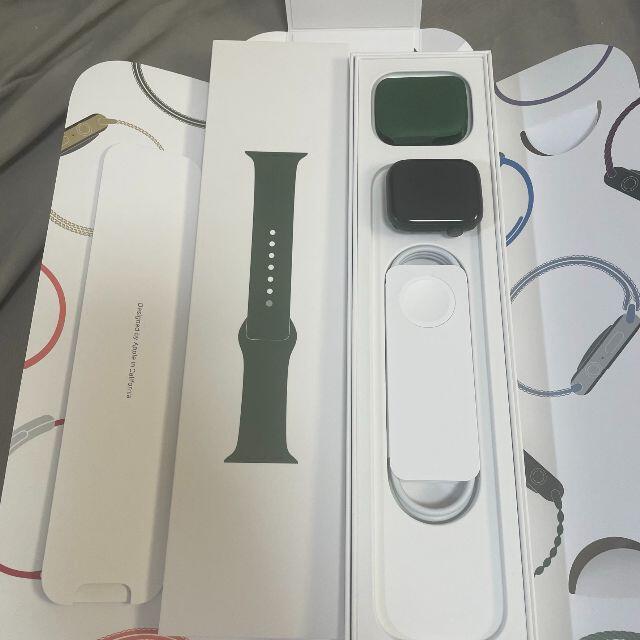 Apple Watch Series 7 GPS 45mm グリーン スポーツ - その他