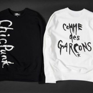 コムデギャルソン(COMME des GARCONS)のXL　ブラックマーケット　CHIC PUNK スウェット　黒　コムデギャルソン (スウェット)