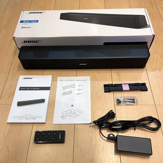 Bose Solo TV sound system 金具(WB-120)付 美品