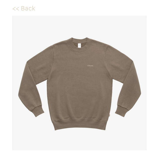 JJJJound ジョウンド J/90 brown Crewneck