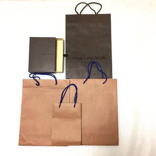 ルイヴィトン(LOUIS VUITTON)のルイヴィトン紙袋4枚&引出し箱1個(ショップ袋)