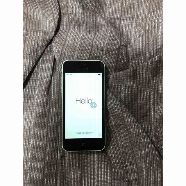 Apple(アップル)のiPhone5c A1456 16GB ジャンク ホワイト スマホ/家電/カメラのスマートフォン/携帯電話(スマートフォン本体)の商品写真