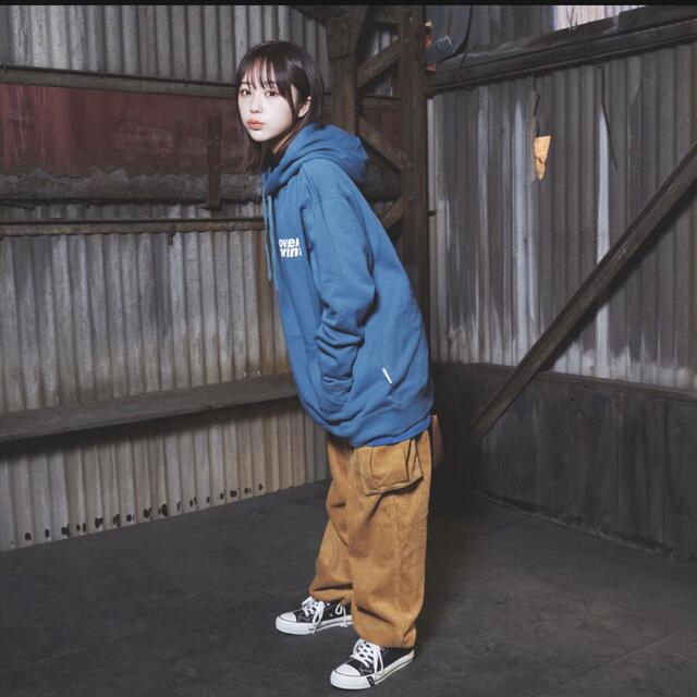 Overprint POP ART Hoodie ver2(blue)Lサイズ メンズのトップス(パーカー)の商品写真