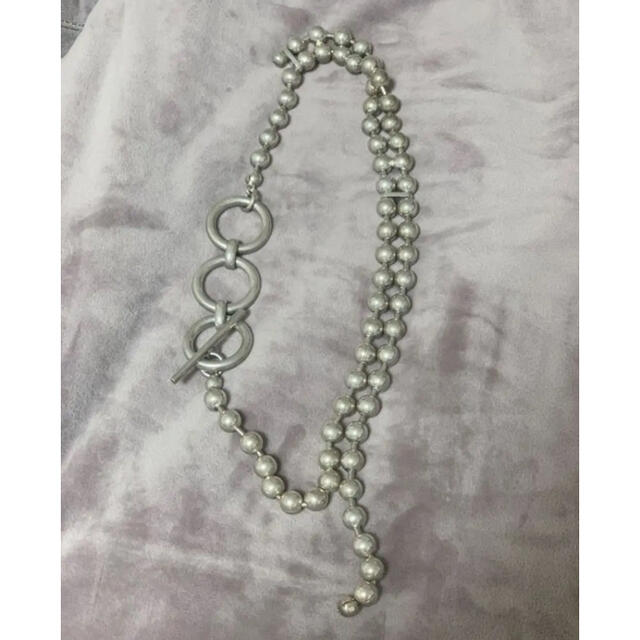 アメリヴィンテージ　BALL CHAIN ONE ROUND NECKLACE