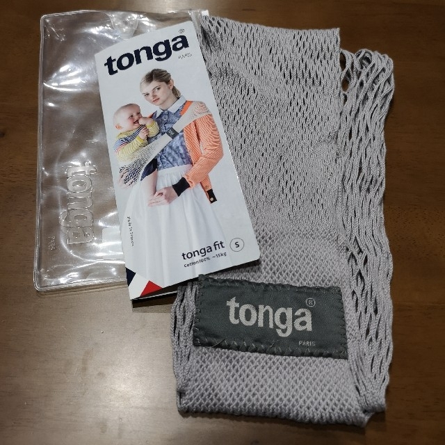 tonga(トンガ)のダッドウェイ トンガ・フィット☆グレー S キッズ/ベビー/マタニティの外出/移動用品(抱っこひも/おんぶひも)の商品写真