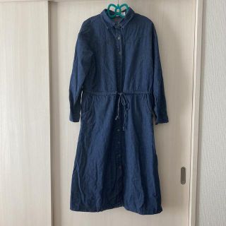 ミルクティー デニムワンピース(マタニティワンピース)