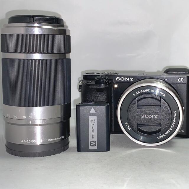 海外版】SONY α6000 ダブルズーム 16-50mm 55-210 最新のデザイン