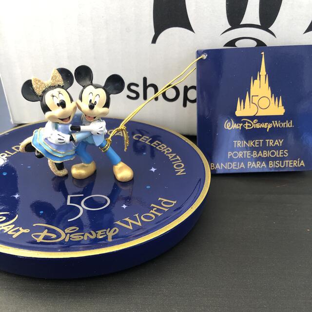 ミッキー＆ミニー トレイ　WDW50周年