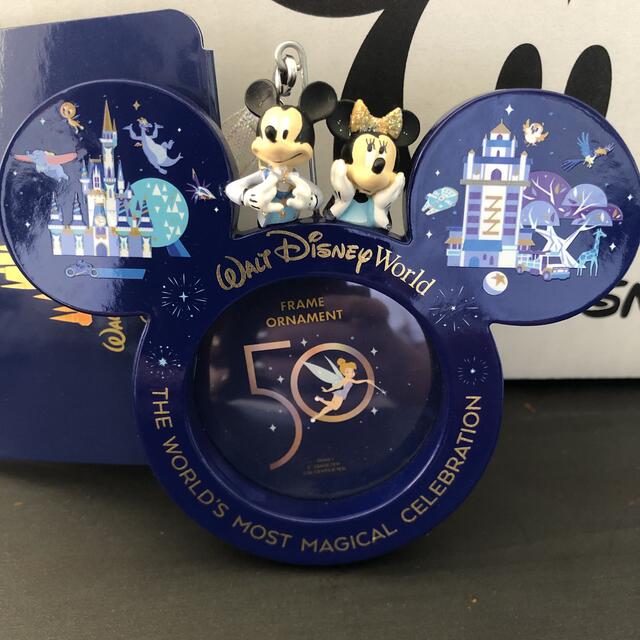 WDW50周年グッズ ディズニー ミッキー＆ミニー フォトフレーム